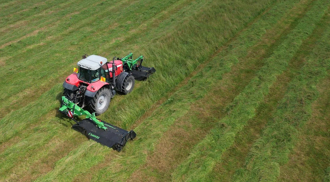 SaMASZ Front & Rear Mower = Double the cut, not the cost